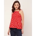 thumbnail image 2 of Moomaya Shoulder Straps Square Neck Pin Tucks Cotton Top - Women's Trendy Top, 2 of 9
