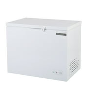 Maxx Cold Chest Freezer with Solid Top, 40.6W, 49.6 cu. ft. Storage Capacity, Locking Lid, Garage Ready, in White (MXSH9.6SHC)