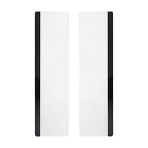 Multifunction Computer Monitor Memo Board, Transparent Computer Side Panel Memo Creative Monitor Side Panel with Phone Holder Suitable for Office Home Desktop, 2 Pcs, 11x3.03"
