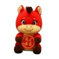 thumbnail image 3 of Muñeco de peluche de caballo, figura de caballo, escultura de Año Nuevo chino, animal de peluche 25 centímetros, 3 of 9