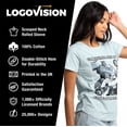 thumbnail image 4 of Transformers One Optimus Megatron Clash Women's Graphic T-Shirt Rolled Sleeve Tee, 4 of 5