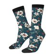 thumbnail image 1 of Balery Vintage Floral Calcetas Largas con Estampado para Hombre y Mujer – Suaves y Transpirables, Talla Única (US 5-11), 1 of 6