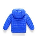 thumbnail image 3 of ATOGUTA Toddler Boy Winter Coat Zip Hoodie Keep Warm Winter Jacket Down Clothing Blue, Size 2T-8, 3 of 4