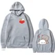 thumbnail image 3 of Sudadera de manga larga para mujer, Jersey informal de gran tamaño, estilo Kawaii, Anime, Harajuku, para San Valentín, 3 of 3