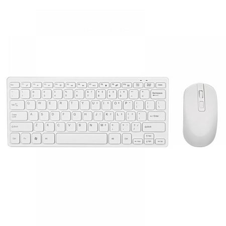 Silent Keyboard and Mouse Wireless Combo, TopMate 2.4G Super Quiet Slim Keyboard Mice Set with Calculator Button, Mute Mouse and Noiseless Keyboard with AA(A) Batteries, for PC/Laptop/Windows/Mac
