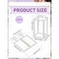 thumbnail image 2 of 10 cajas de PVC transparentes plegables con lazo, cajas de regalo de PVC transparente, 2 of 3