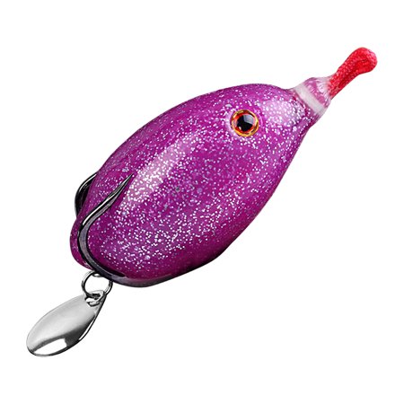 UDIYO 6cm/13g Fish Lure Bait Strong Penetration Sharp Vivid Bionic Frog Shape Soft Fish Artificial Bait Fishing Tackle