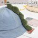 thumbnail image 4 of Baby Sun Hat Unisex Kids Bucket Hat Boy Girl Outdoor Wide Brim Sun Protection Cap, Pink, 4 of 5