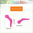 thumbnail image 2 of Uxcell 20 Pairs Glasses Ear Grip Silicone Anti-slip Ear Hook Eyewear Retainer Eyeglass Temple Tip Holder for Daily Wear, Rose Red, 2 of 6