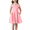 Pink, variant on Oudiya Girls Off Shoulder Dresses Fold Pleated Party Elegant A-Line Formal Dresses with Pocket, 6-14Y