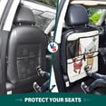 thumbnail image 6 of Iauyy 2-in-1 Car Kick Mats Back Seat Protector, 6 Large Storage Pockets , Universal Car Seat Back Protectors Kick for SUV & Sedan 25x18in,Dreamy and Adorable, 6 of 6