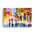 thumbnail image 3 of Startonight Canvas Wall Art Abstract - Beautiful and Colored Prague City Painting - Large Framed 32" x 48", 3 of 6