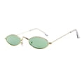 thumbnail image 2 of GIJNRIUIUA Under $5 Retro Oval Sunglasses for Women Men Vintage Stylish Narrow Cat Eye Design Protection Multicolor Frame, 2 of 2