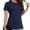 Navy blue, variant on Basic T Shirts for Women Short Sleeve Casual Summer Tops Trendy Solid Loose Fit Tshirt