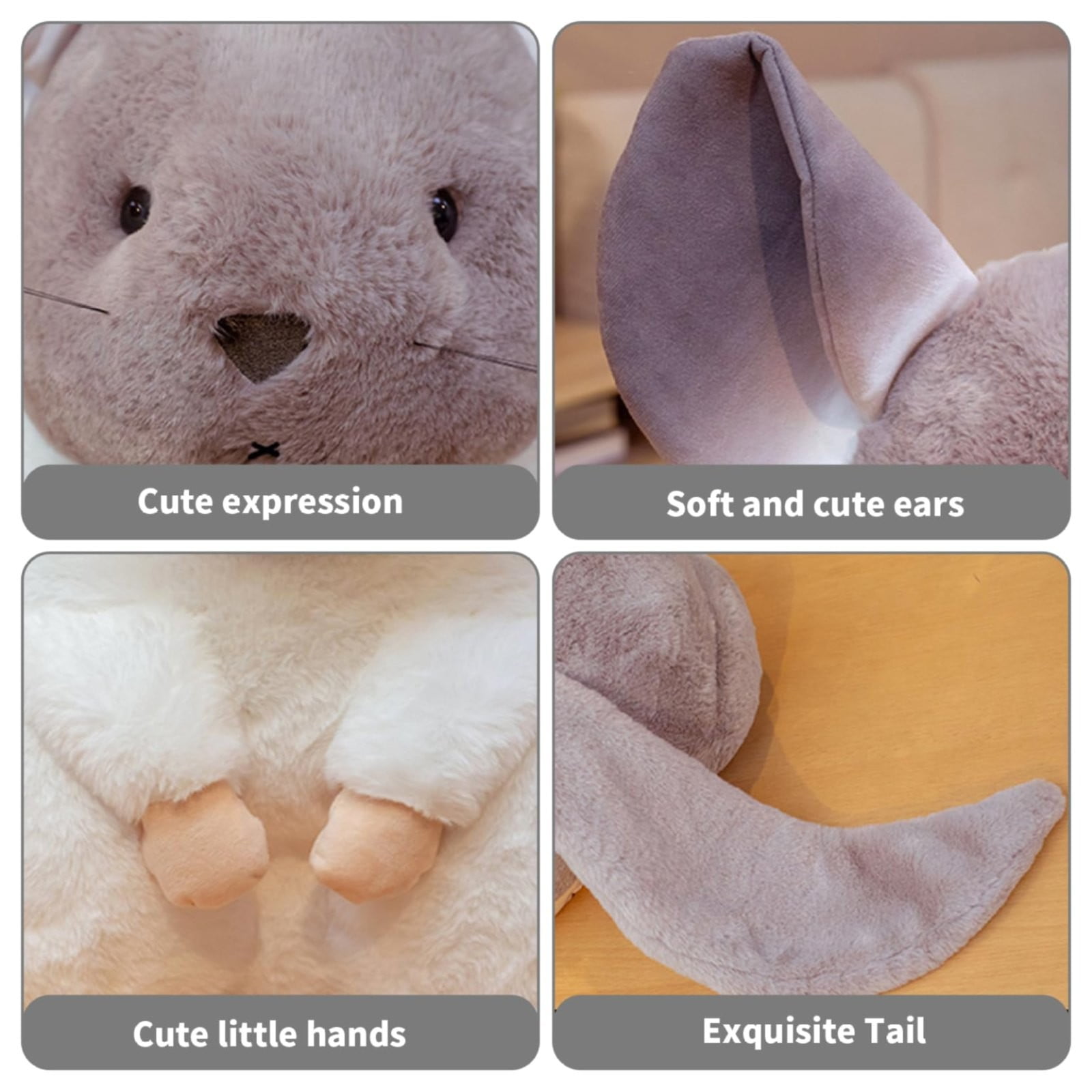 RUIG Hamster Stuffed Animal Plush, Adorable Plush Stuffed Hammy, Ultra-Soft Toy, Made with Premium Fill, Expressive Face and Natural Whiskers; Machine Washable, Gift for Animal Lovers