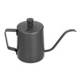 thumbnail image 2 of Coffee Server, Durable 350ml Portable Gooseneck Coffee Kettle With Lid For Living Room For Office For Home Black, 2 of 8