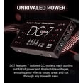 thumbnail image 3 of CIOKS DC7 Future Power Generation 9V / 12V / 15V / 18V DC Fuente de alimentación universal con 7 salidas aisladas y salida USB de 5V para pedales de efectos, 3 of 5