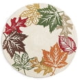 thumbnail image 3 of Elrene Leaf Wreath Braided 15″ Round Placemat, 3 of 3