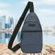 thumbnail image 5 of Mochila bandolera, bolso pequeño, mochila de estilo informal, bolso bandolera de gran capacidad para hombre, bolsillo exterior, impermeable, ajustable, portátil, material de cuero duradero,, 5 of 8