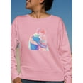 thumbnail image 2 of Manga Couple Soft Embrace Sweatshirt Women -Image by Shutterstock, Female x-Large, 2 of 4