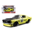 thumbnail image 1 of Maisto 1967 Ford Mustang GT Amarillo #67 modelo de coche a presión 1/24, 1 of 1