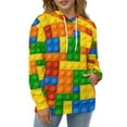 thumbnail image 4 of Building Blocks Construction Brick Men's Women New Sweatshirt Hoodie Men's Plus Size Sweatshirt Hooded Sweatshirt 3d Printed Street Men's Cloth, 4 of 6