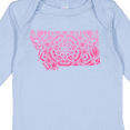 thumbnail image 4 of Inktastic Montana Silhouette Mandala Boys or Girls Long Sleeve Baby Bodysuit, 4 of 5