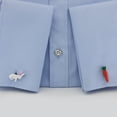 thumbnail image 2 of Gemelos caprichosos con diseño de conejo y zanahoria para hombre y mujer, 2 of 2