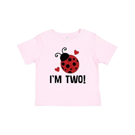 

Inktastic Ladybug 2nd Birthday Cute 2 Year Old Gift Baby Girl T-Shirt