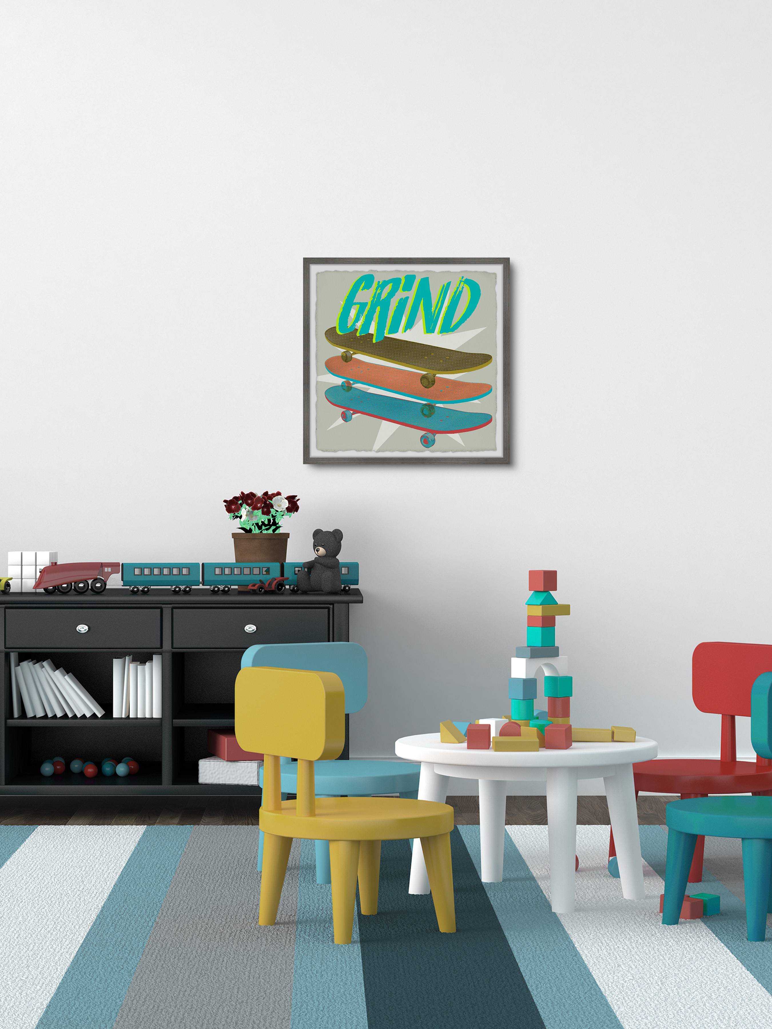 Marmont Hill SK8R I Framed Wall Art