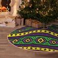 thumbnail image 5 of Sikiie Carnival Mardi Gras Nativity Christmas Tree Skirt, Jesus Christian Winter Holiday Tree Mat Decoration(30-48IN)30", 5 of 6