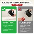 thumbnail image 6 of 0.8L Small Portable Travel Electric Kettle,Stainless Steel Double Layer Hidden Cord Storage Auto Shut Off Camping Boiler, 6 of 14