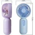 thumbnail image 4 of Portable Mini Fan 3 Pack, Battery Powered Portable Fan Lightweight Small Personal Fan, 4 of 5