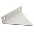 thumbnail image 1 of Soportes para estantes flotantes de 2 piezas, soportes para estantes de pared, soportes para estantes de metal resistente, soporte para estantes de pared de acero, blanco, 1 of 4