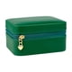 thumbnail image 1 of Pequeño organizador de joyas con dos ganchos para guardar pulseras, perfumes y anillos. Verde, 1 of 9