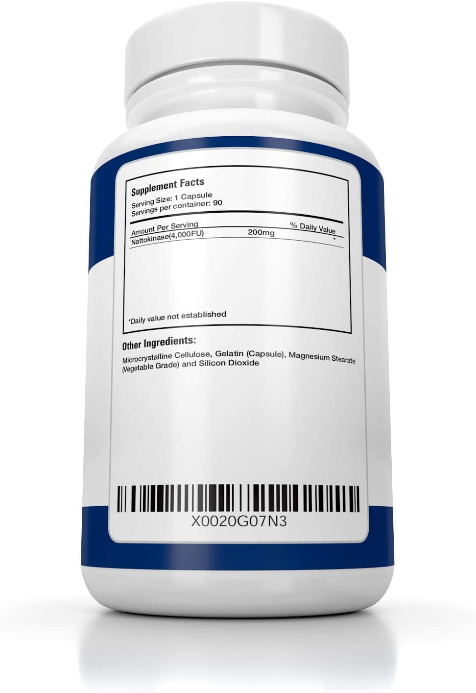 Nattokinase 5000 FU Supplement- 250mg of Natto Kinase Powder All Natural Blood Thinner Capsules Made from Organic Fermented Beans Can Help to Improve Blood Circulation