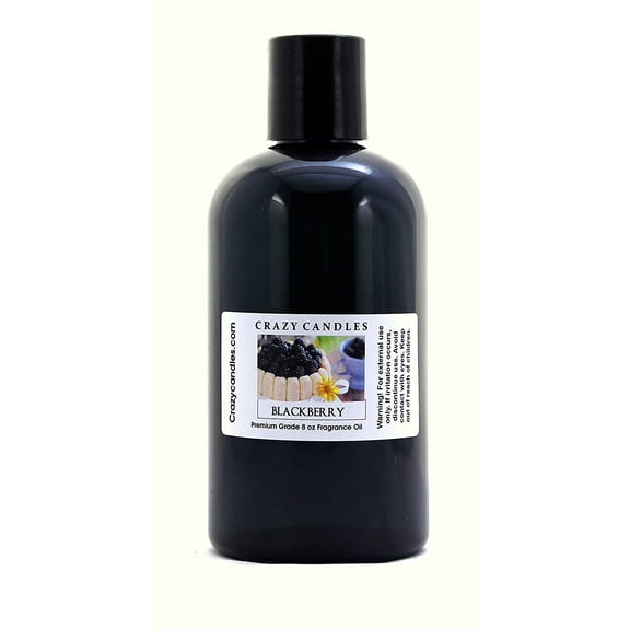 Crazy Candles 8oz BlackBerry 8 Fl Oz Bottle (237ml) Premium Grade Scented Fragrance Oil Made in USA