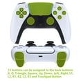thumbnail image 5 of eXtremeRate Textrued Green Back Paddles Kit Upgrade Board Back Shell Buttons for PS5 Controller BDM-010/020, 5 of 8