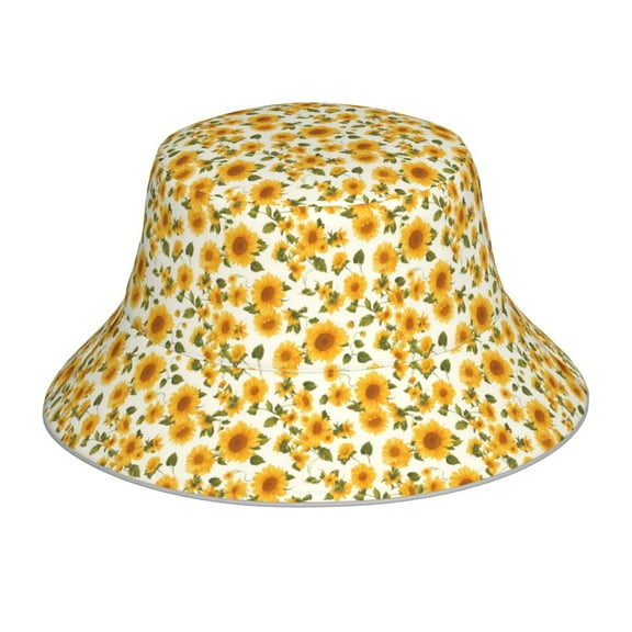 Balery Classical Cute Sunflower Sun Hats for Men Women Bucket Hat UPF 50  Buckey Hat Boonie Hat Foldable UV Protection Hiking Beach Fishing Summer