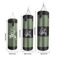 thumbnail image 3 of Professional Boxing Punching Bag Training Fighting Karate Hanging Kicking Punching Bag Adult Gym Workout Boxing Bag 60/80/100cm green 100cm, 3 of 9
