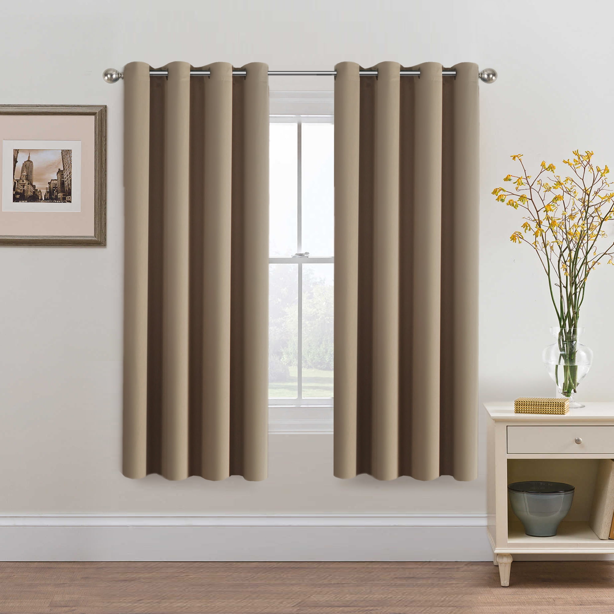 H.VERSAILTEX Blackout Curtains for Living Room/Bedroom Ultra Soft and Smooth The 