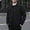 #358-Black, variant on Ceisia Men's solid color jacket pocket long sleeve outdoor outerwear Gift