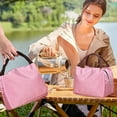 thumbnail image 4 of Lilixerw Lunch Bag Lunch Box for Women & Men,Insulated Lunch Bag for Meal,Reusable Lunch Tote Bags for Work Office Picnic Or Travel,Hot Pink, 4 of 6