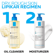La Roche-Posay Lipikar Urea 10% Roughness Smoothing Body Lotion for Dry Skin, 13.52 fl oz