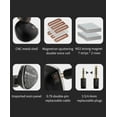 thumbnail image 3 of Hzsound Luna Innovative Dual Voice Coil Planar Diaphragm HiFi IEM Earphones Earbuds Wired CNC Aluminum Alloy Housing in Ear Headphones with Detachable Plug and Cable for Singer Musician Audiophile, 3 of 15