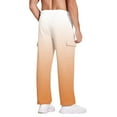 thumbnail image 6 of Men's Heavyweight Fleece Cargo Sweatpants Saffron XL, 6 of 6