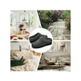 thumbnail image 7 of DL Mens Warm Moccasin House Slippers Memory Foam, Winter Cozy Wool-Like Men's Suede Bedroom Indoor Slippers Non-Slip, 7 of 7