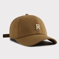 thumbnail image 2 of AJGRHE Summer Korean Fashion Sunshade Hat Breathable Sunscreen Baseball Visor Brown One Size, 2 of 3