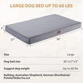 thumbnail image 4 of Cama ortopédica impermeable para perros grandes BFPETHOME para perros grandes, 4 of 9