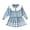 GSET73-Blue, variant on xaweyi Girls' Fall/Winter Fashion Sweater Set with Ruffled Knit Cardigan and Yarn Skirt Two Piece Outfit Size 6 Years